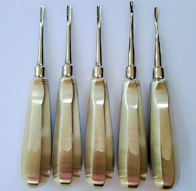 Root Elevators Serrated Set of 5 Pcs
